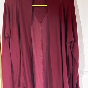 Active Life Dark Garnet Cardigan